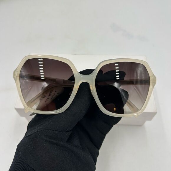 Women’s Celine round acetate oversized sunglasses made in Italy - Picture 7 of 9
